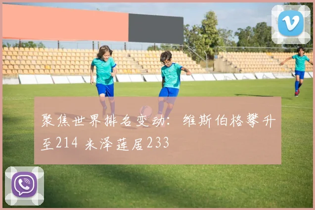 聚焦世界排名变动：维斯伯格攀升至214 米泽莲居233